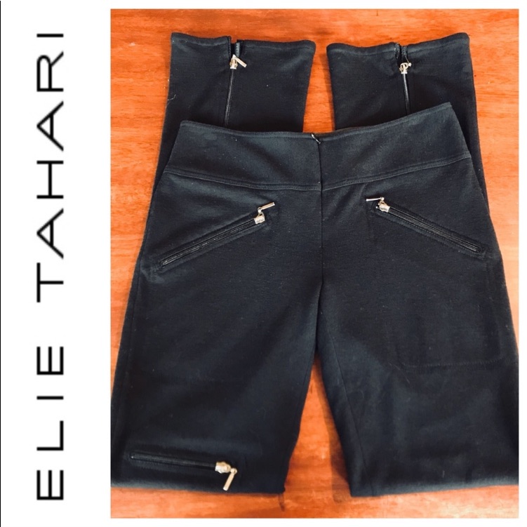 Last Dayelie Tahari Zipper Pants